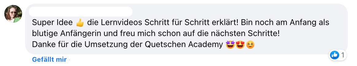 Quetschn Academy Schüler Feedback 5