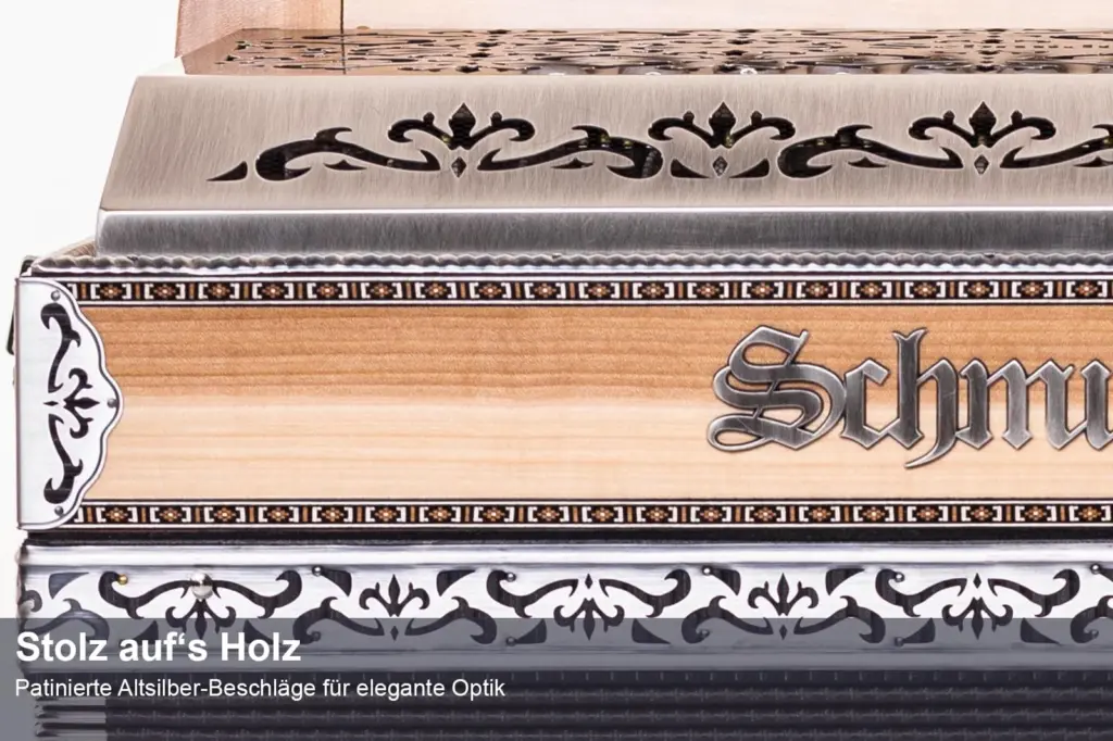 Schmidt Harmonika Edelholz - Heimischer Apfel - Optik