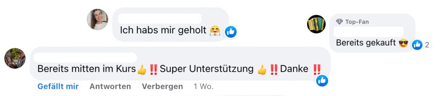 Testimonial für Online-Kurse Karusell Slider 6