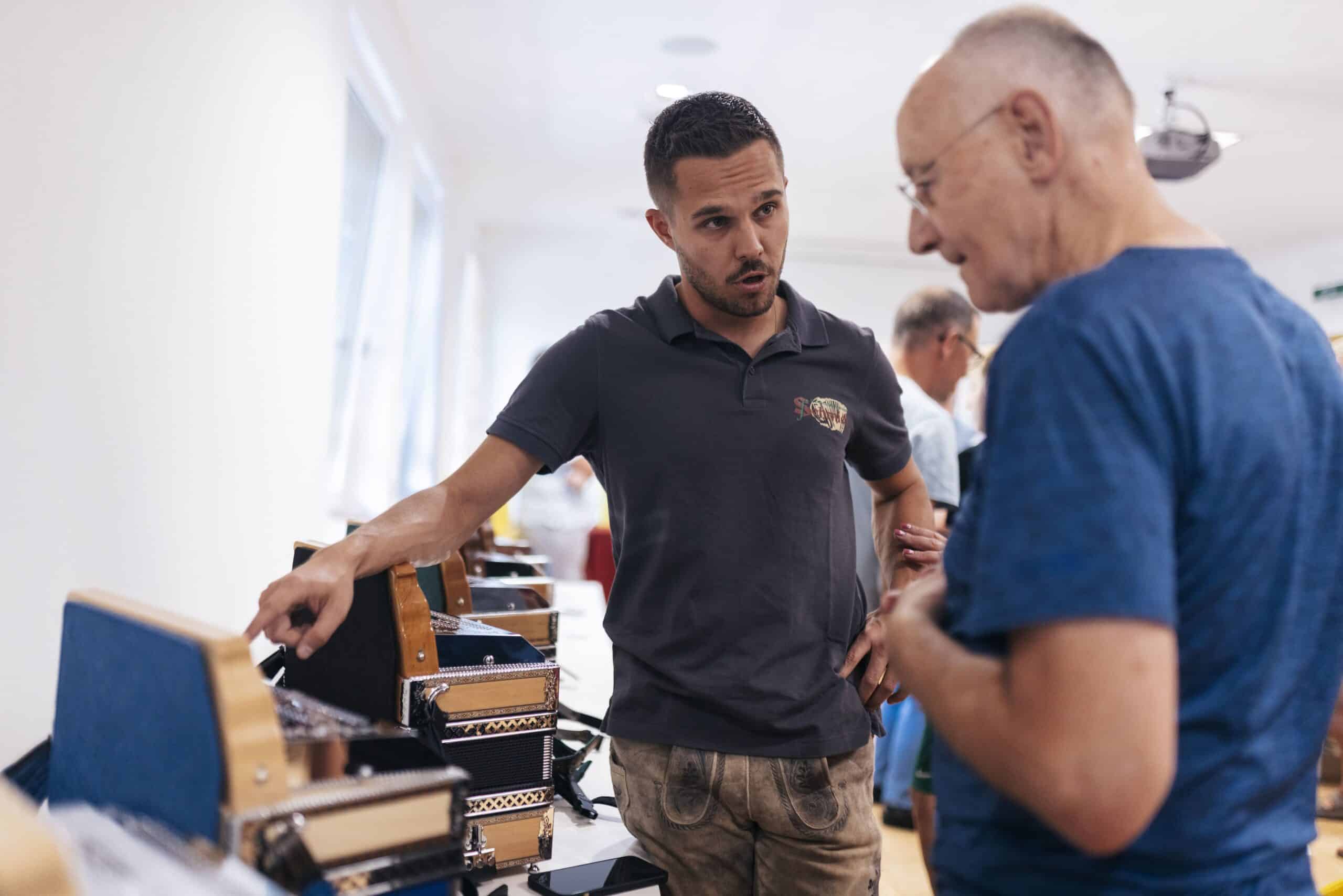 Tiroler Ziachorgel Tage Richi und Besucher